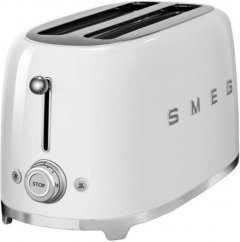SMEG 50's Retro Style Toaster 4x2, white, TSF02WHEU