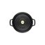 Staub Cocotte round pot 16 cm/1,2 l black, 1101625