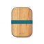 Black+Blum snack box with bamboo lid 1,25 l, ocean, BAM-SB-L005