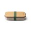 Black+Blum snack box with bamboo lid 0,9 l, olive, BAM-SB010