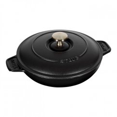 Staub baking dish with lid round 20 cm/0,75 l black, 1332025