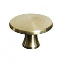Staub round handle for lid, brass, large, 1670113