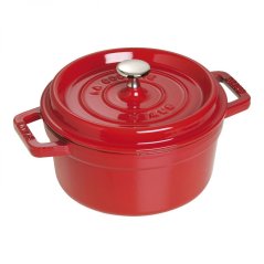 Staub Cocotte Topf rund 22 cm/2,6 l Kirsche, 1102206