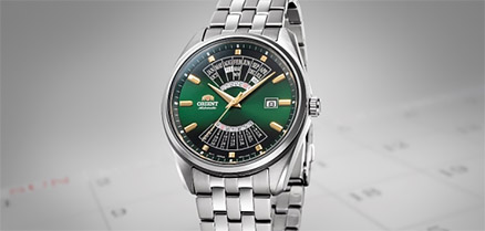 Innovative Orient watch model with multifunctional calendar