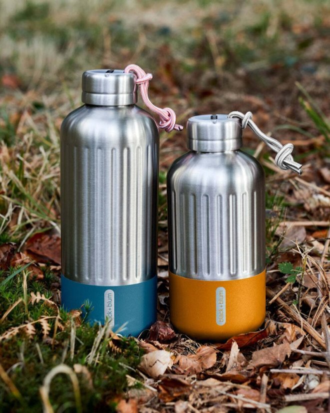 Black+Blum Explorer stainless steel thermo bottle 650 ml, orange, BAM-EIWB-S003