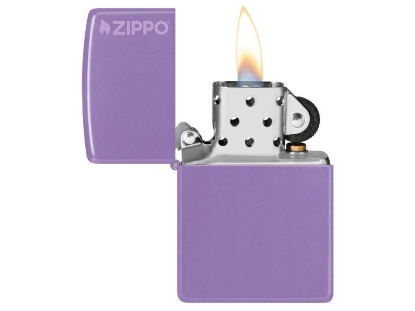 Zippo 66081 Smoky Lavender Zippo Logo