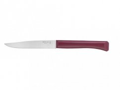 Steakový nôž Opinel Bon Appetit s polymérovou rukoväťou, bordová farba, 002196