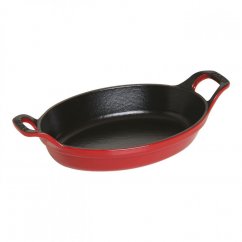 Staub cast iron oval baking dish 21 cm/0,7 l, cherry, 40509-896