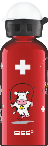 Sigg Swiss Culture baby drinking bottle 400 ml, funny cows, 8626.90
