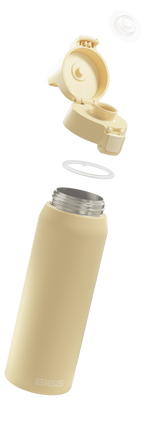 Sigg Shield Therm One nerezová fľaša na pitie 750 ml, opti žltá, 6021.10