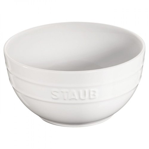 Staub Keramikschüssel rund 17 cm/1,2 l weiß, 40511-128