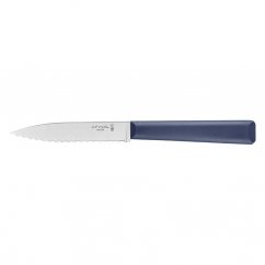 Opinel Les Essentiels+ N°313 serrated vegetable knife 10 cm, blue, 002353