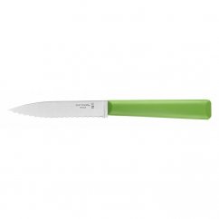 Opinel Essentiels N°313 serrated vegetable knife 10 cm, green, 002354