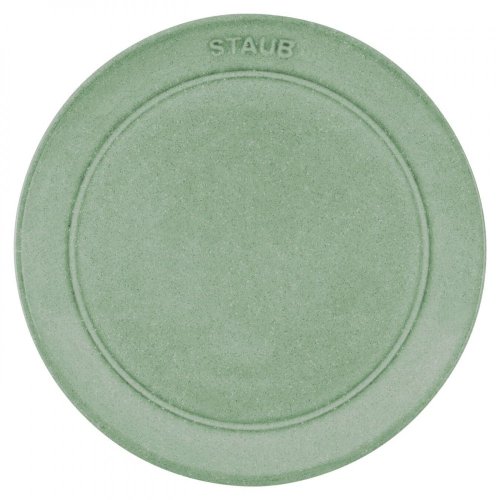 Staub ceramic plate 15 cm, sage green, 40508-179