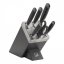 Zwilling All Star self-sharpening knife block 7 pcs, anthracite, 33760-500