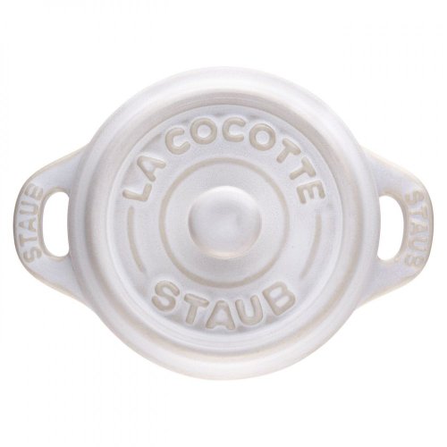 Staub Cocotte Mini keramický plech na pečenie 10 cm/0,2 l, slonová kosť, 40511-997