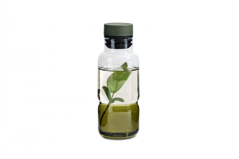CrushGrind Billund glass jar for oil and vinegar 0,26 l, parsley, 085201-0028