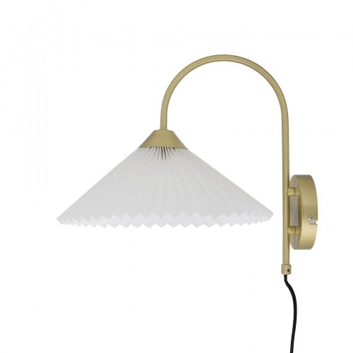 Firdes Wall Lamp, White, Linen - 82055111