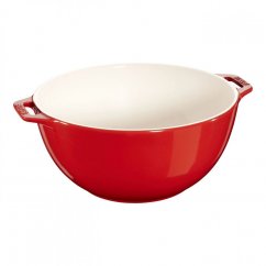 Staub ceramic serving bowl round 25 cm/3,2l cherry, 40510-797