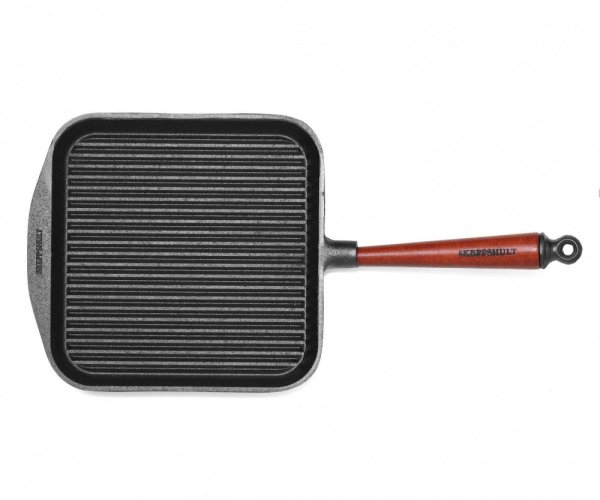 Skeppshult Traditional cast iron grill pan 25 x 25 cm, 0029T