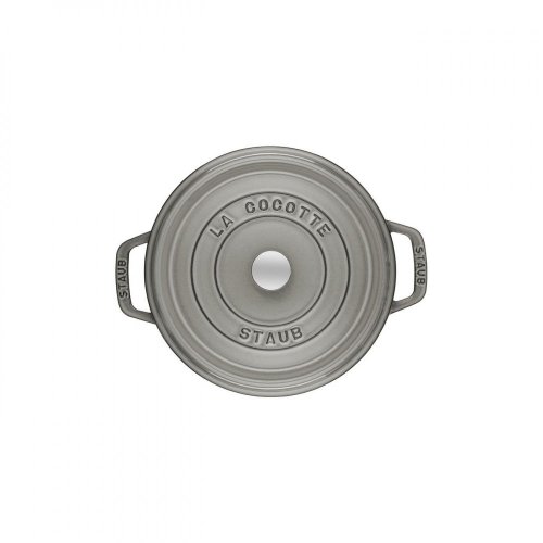 Staub Cocotte hrniec okrúhly 18 cm/1,7 l sivý, 1101818