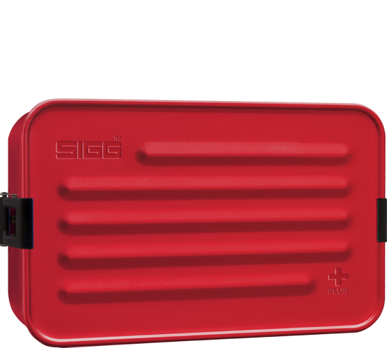 Obedový box Sigg Metal Plus L 1,2 l, červený, 8698.10