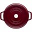 Staub Cocotte round pot 24 cm/3,8 l bordeaux, 40502-294
