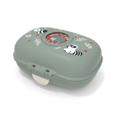 Monbento Gram detský box na desiatu 0,6 l, zelený mýval, 16014073
