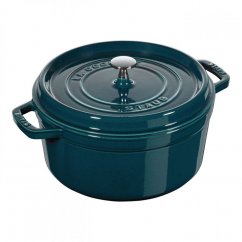 Staub Cocotte pot round 28 cm/6,7 l, sea blue, 1102837