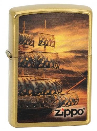 Zippo Feuerzeug Piratenschiff 23060