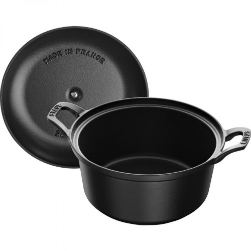 Staub La Coquette round pot 20 cm/2,45 l black, 11742023