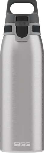 Sigg Shield One stainless steel drinking bottle 1 l, brushed, 8992.40