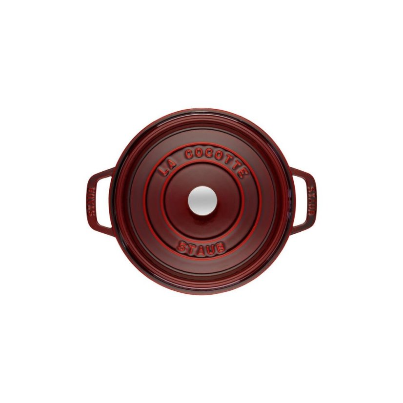 Cast iron pot Cocotte round 24 cm/3,8l grenadine