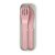 Monbento Pocket Color Kinderbesteck, rosa-rot, 24050029