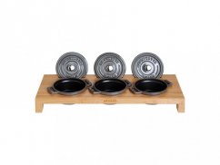 Staub bamboo stand for mini pots Cocotte, 1190698