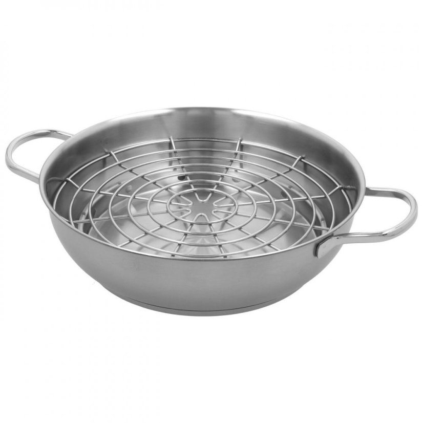 Demeyere Resto Räucherpfanne mit Deckel 28 cm, 80828S