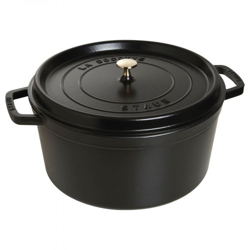 Staub Cocotte round pot 34 cm/12,6 l black, 1103425