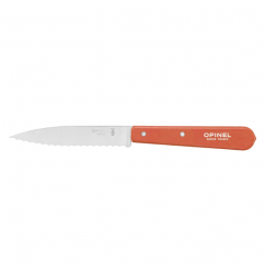 Opinel Les Essentiels N°113 serrated paring knife 10 cm, orange, 001921