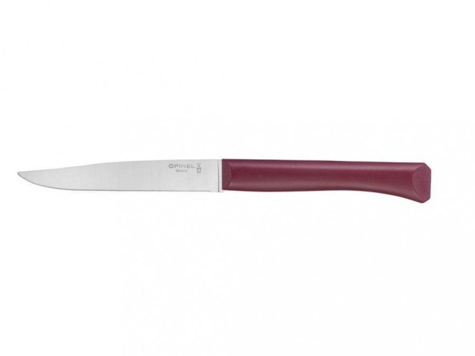 Opinel Bon Appetit steak knife with polymer handle, burgundy, 002196