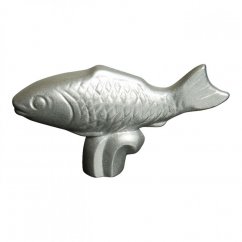 Staub metal handle for lid, fish shape, 1190105
