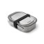 Black+Blum Edelstahl Snackbox mit Gabel 1 l, schwarz, BAM-SS-L018