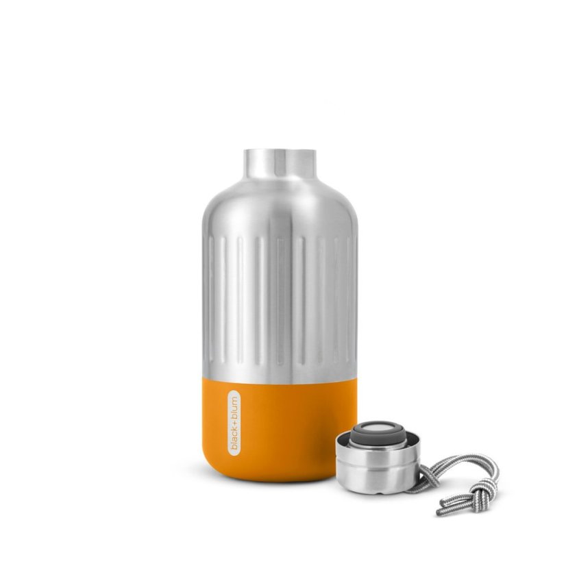 Black+Blum Explorer stainless steel thermo bottle 650 ml, orange, BAM-EIWB-S003