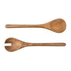 Jamie Oliver Big Love Salatlöffel- und gabel-Set aus Holz, JOBLSRVSETPK2