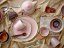 Bloomingville Louisa Schale aus Steingut 13,5 cm, rosa, 82060543