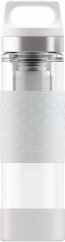 Sigg Hot & Cold Glass thermos 400 ml, white, 8539.40