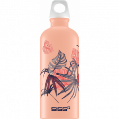 Sigg Lucid Florid drinking bottle 600 ml, shy pink, 8803.20