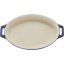 Staub Keramik-Backform oval 17 cm/0,4 l dunkelblau, 40511-154