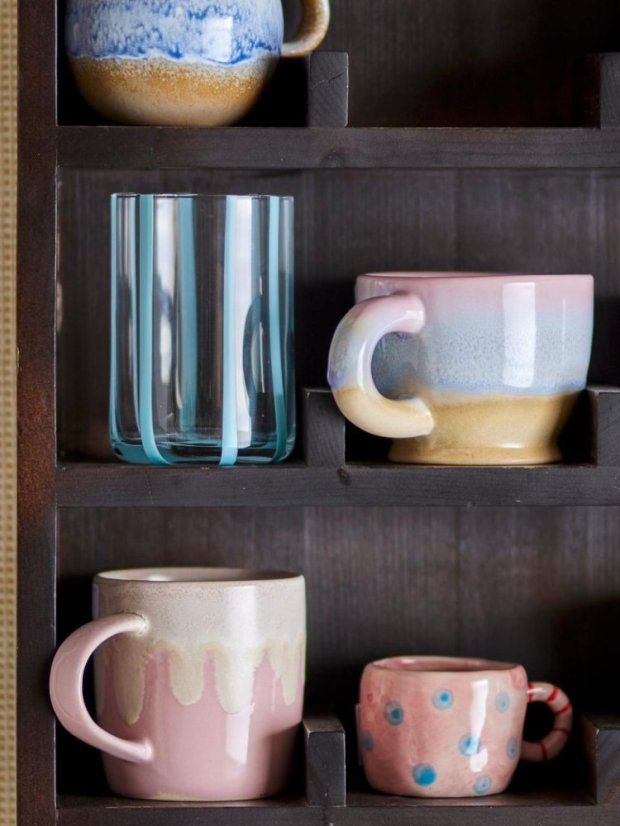 Bloomingville Louisa stoneware mug 310 ml, pink, 82060551