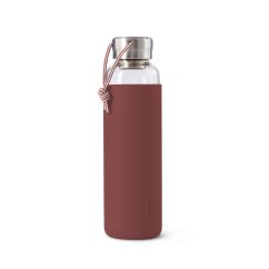 Black+Blum glass water bottle 600 ml, burgundy, GR-WB-M004