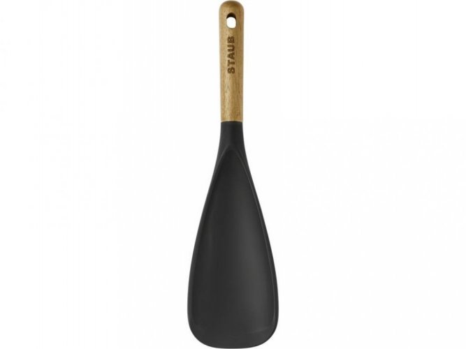 Staub multifunctional silicone spoon with wooden handle, 30 cm